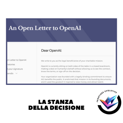 Premi Nobel e OpenAI: Chi Decide il Futuro dell’Umanità? Il Diritto alla Trasparenza sull’IA
